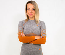 Charger l'image dans la galerie, Haut court à manches longues TimsOrange de sport TchimoTeam - Femmes