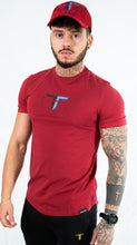 Charger l'image dans la galerie, Burgundy T-Shirt à Manches Courtes TchimoTeam - Hommes fitness