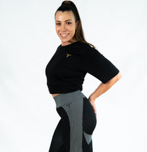 Charger l'image dans la galerie, Tee-Shirt de Sport TchimoTeam Graphic Black Unisex - Femme Fitness