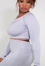 Charger l&#39;image dans la galerie, Haut Court Manches Longues SkyBlue TchimoTeam - Fitness - Femme
