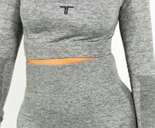 Charger l&#39;image dans la galerie, TchimoTeam Haut Court à Manche longue Grayout - Sport - Femmes
