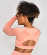 Charger l&#39;image dans la galerie, Haut Court Manches Longues Pinkout TchimoTeam - Fitness - Femmes
